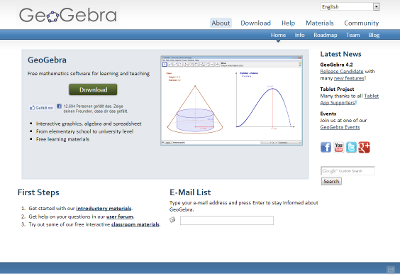 Screenshot GeoGebra