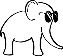Logo "Blind Elephant"